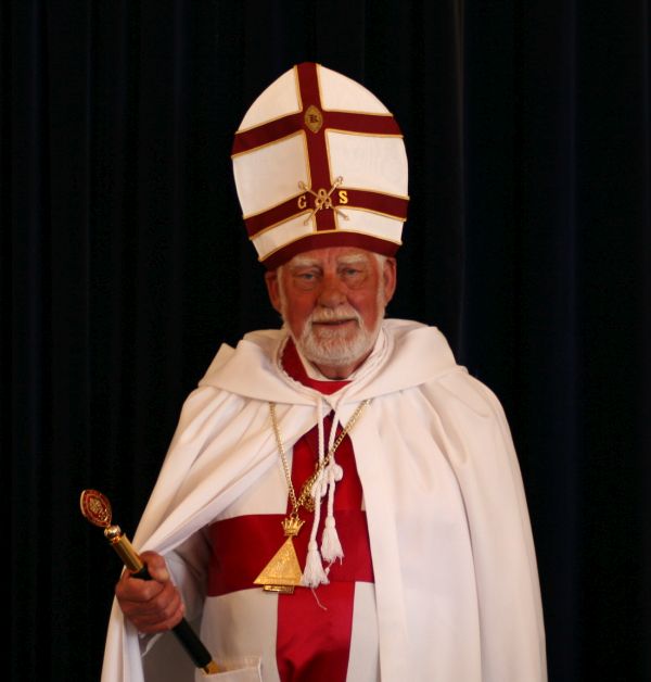 R.Em.Kt.Pt. Gordon Leaman, CM,KHW. Grand Superintendent and High Prelate